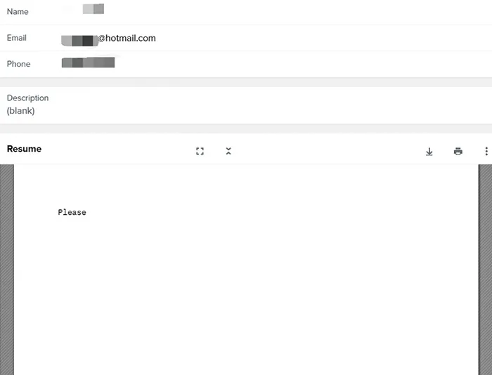 Receiving Resumes During A Pandemic