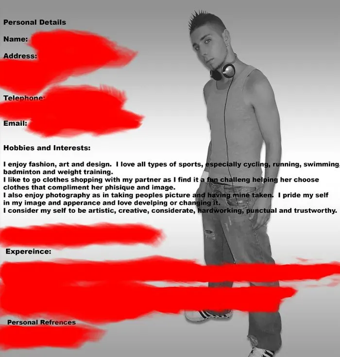 Presenting My 2004 Resume. "They'll Hire Me For Sure". They Didn't