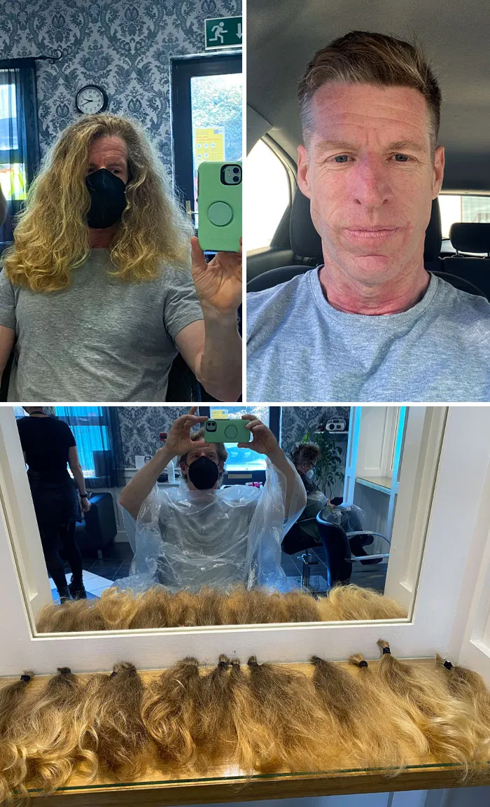Before And After, I Donated My Hair To The "Little Princess Trust"