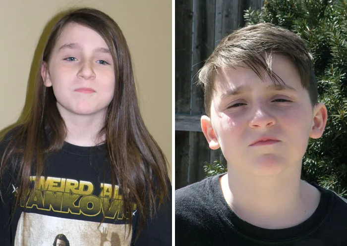 After 3 Years, Our Son Decided It Was Time To Donate His Hair. Before vs. After