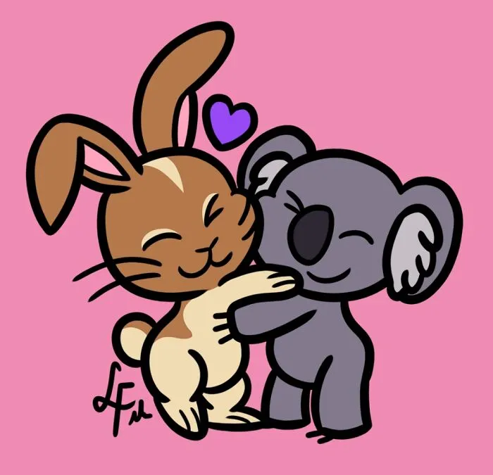 Something I Commissioned For The One Year Anniversary Of My GF And I Back In 2021 (Credit👇)