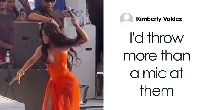Cardi B Was Splashed By A Drink Thrown By Fan While She Was Performing, So She Fought Back
