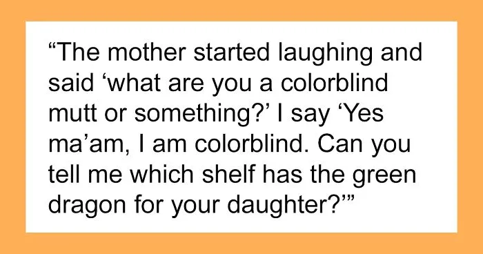 'Karen' Makes Fun Of Employee For Being Colorblind, He Makes Sure She Regrets It