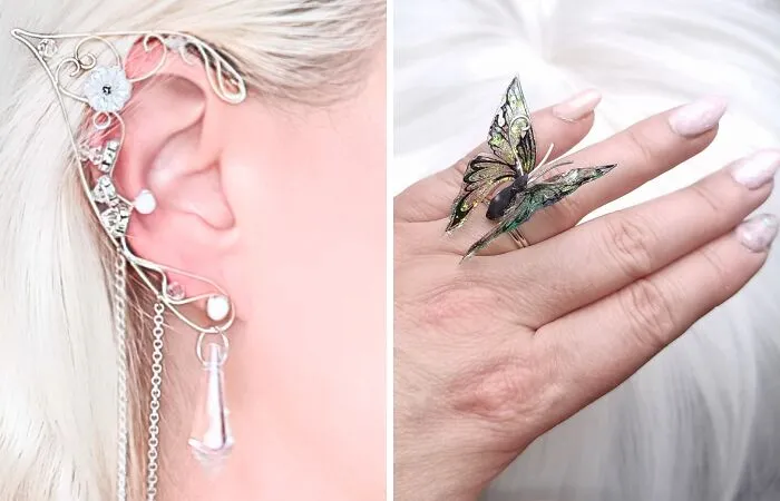 Elven Rose Design: Unleashing The Magic Of Imagination In Jewelry (8 Pics)