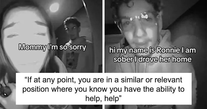 Doorbell Video Of A Guy Dropping Drunk Girl Off Goes Viral