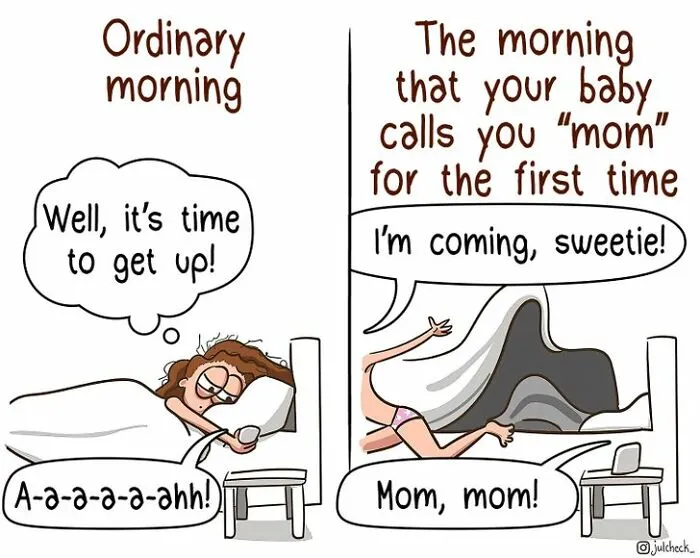 Artist Illustrated Everyday Moments Of Motherhood In 28 Relatable Comics