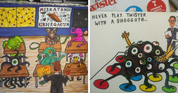 Here Are 20 Of My  Lovecraftian Doodles
