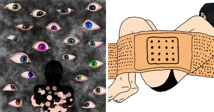 Here Are 26 Of The Drawings That I've Made Following The Journey Depicting My Mental Health