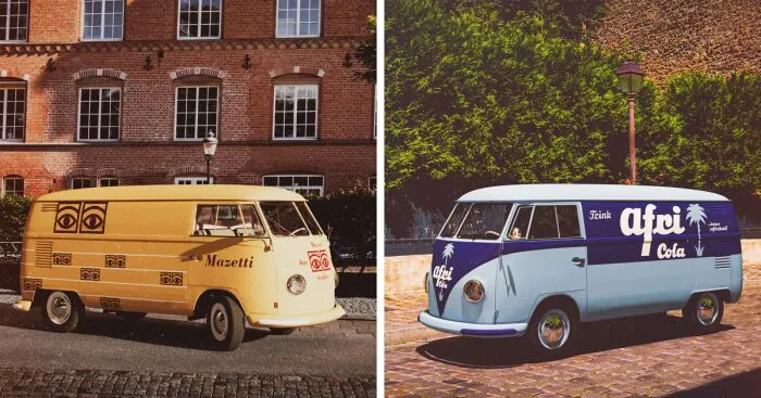 Logoed Project: Bringing Back All Colors And Brands Through Volkswagen Buses (10 Pics)