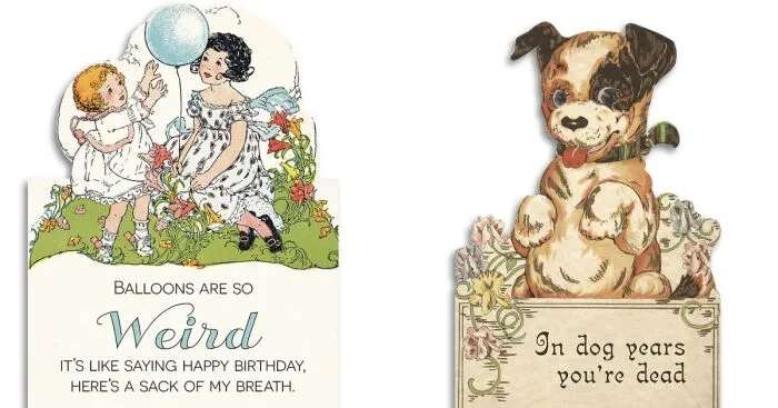 30 Hilarious Vintage Inspired Greeting Cards