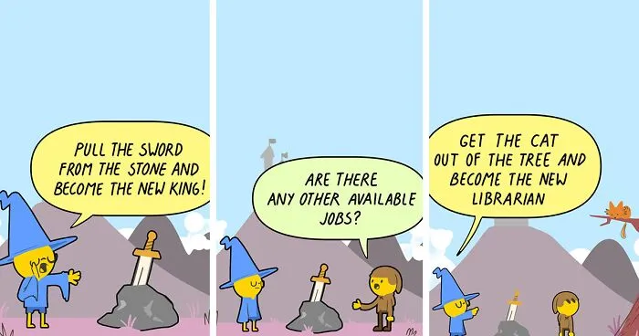 Artist Illustrates 30 Ridiculous Situations In Witty Comics (New Pics)