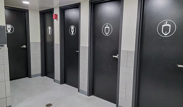 The Local Brewery Doesn't Have Gender-Specific Bathrooms, Only Stalls With Specific Types Of Toilets