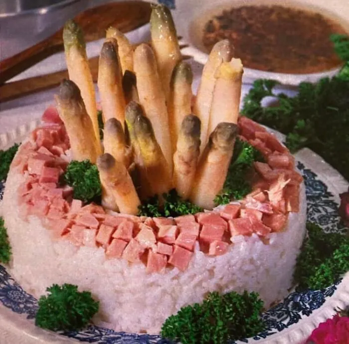 A French Dish La Couronne D’argenteuile (The Crown Of Argenteuile)