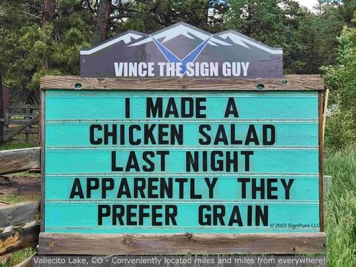 Colorado Man Is Putting Up The Funniest Signs, And Here Are 40 Of The Best New Ones
