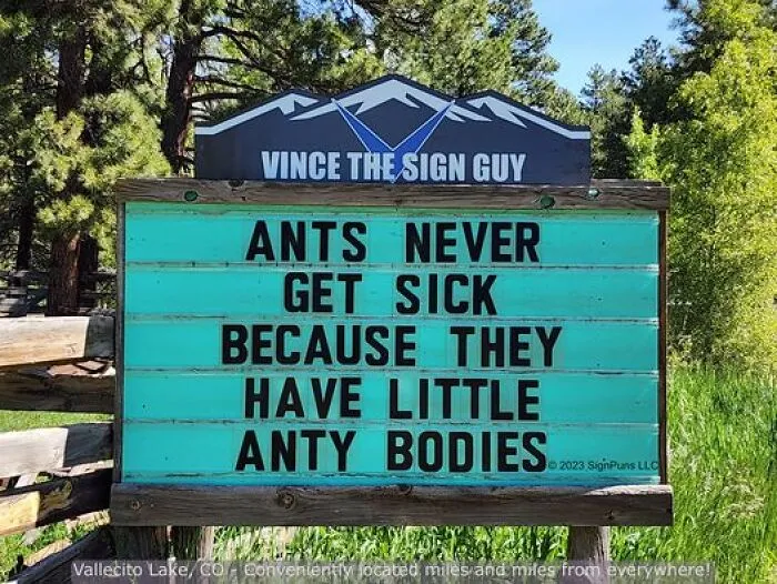 Colorado Man Is Putting Up The Funniest Signs, And Here Are 40 Of The Best New Ones