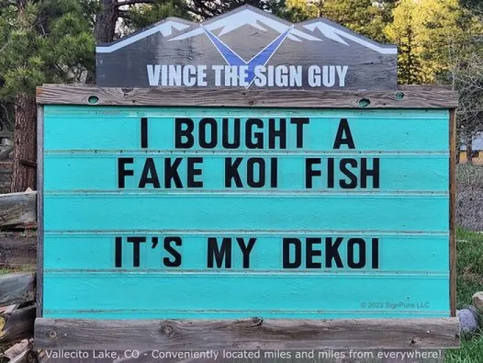 Colorado Man Is Putting Up The Funniest Signs, And Here Are 40 Of The Best New Ones
