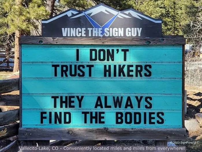 Colorado Man Is Putting Up The Funniest Signs, And Here Are 40 Of The Best New Ones