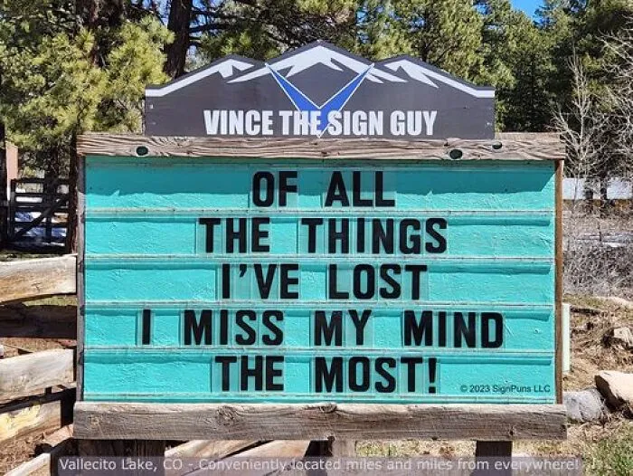 Colorado Man Is Putting Up The Funniest Signs, And Here Are 40 Of The Best New Ones