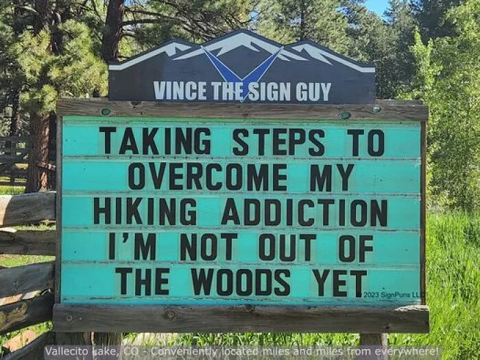 Colorado Man Is Putting Up The Funniest Signs, And Here Are 40 Of The Best New Ones