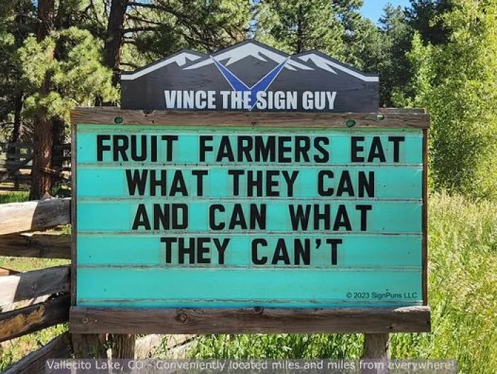 Colorado Man Is Putting Up The Funniest Signs, And Here Are 40 Of The Best New Ones