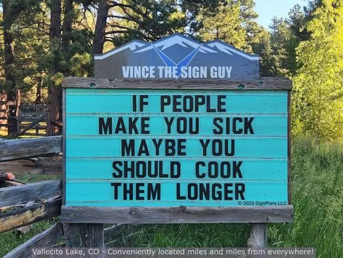 Colorado Man Is Putting Up The Funniest Signs, And Here Are 40 Of The Best New Ones