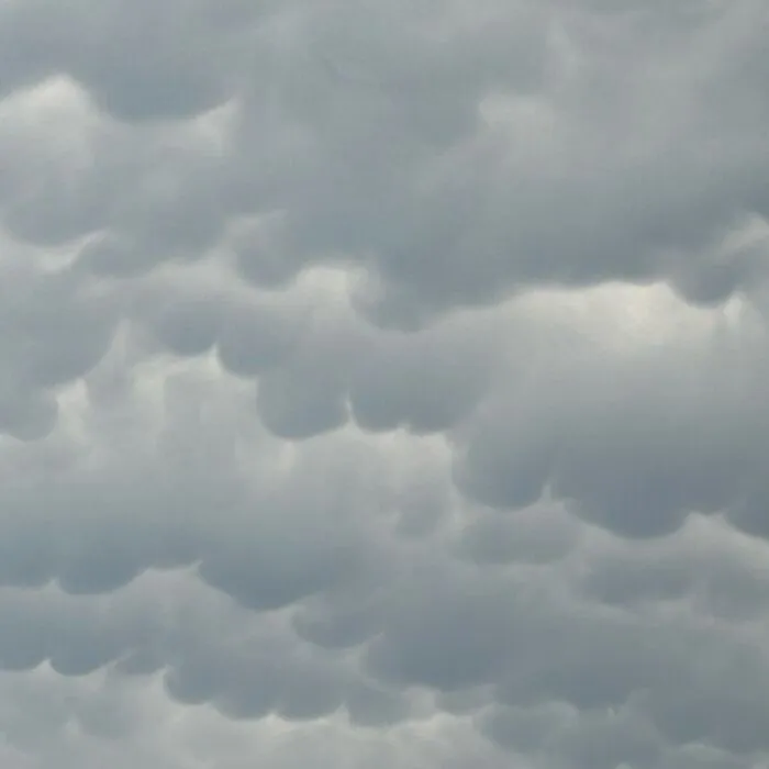 Mammatus Storm Clouds