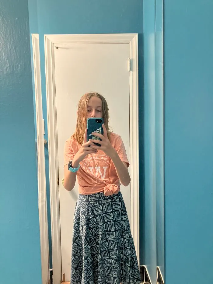 My Mom Made Me A Skirt!