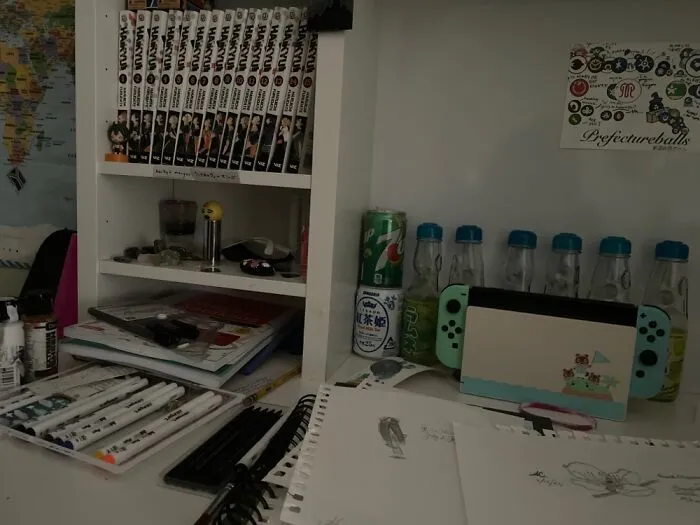 The Beautiful Mess I Call My Desk :)