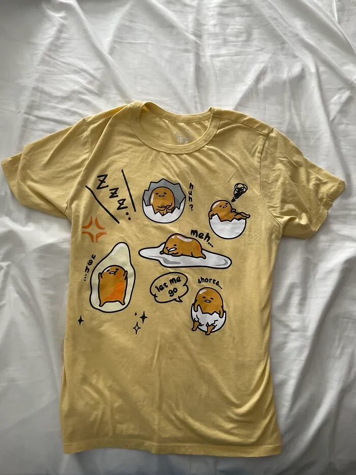 Gudetama Shirt. Please Excuse The Wrinkles Lol