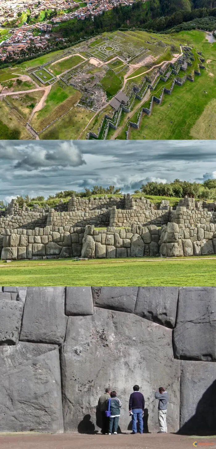 Saksaywaman (palabra quechua que significa halcón satisfecho), son unas ruinas incas impresionantes, al norte de las afueras de la antigua ciudad de Cusco, Perú