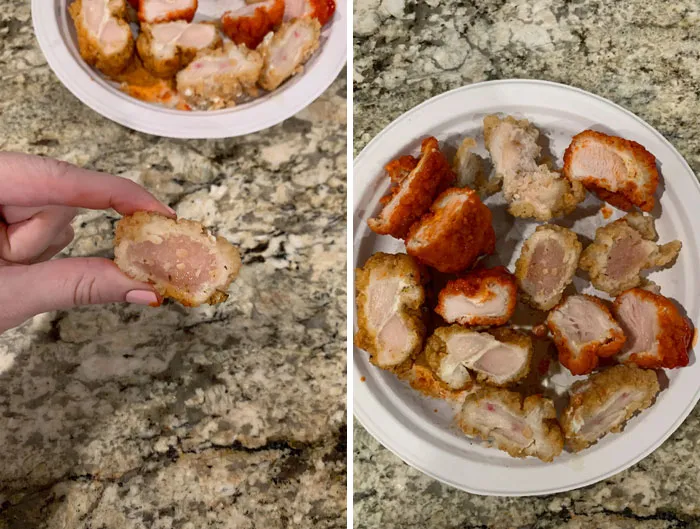 I Ordered Boneless Wings For The Big Game. Only Three Were Not Completely Raw. It Was $76, And DoorDash Refuses To Give Us A Refund