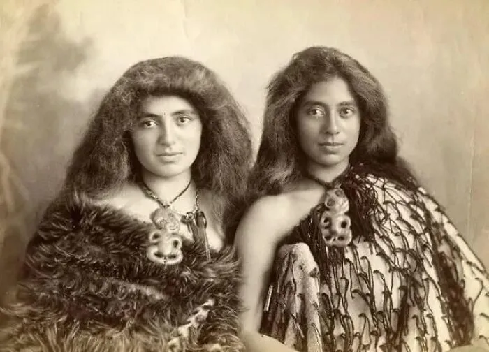 Maori Women From New Zealand In 1902