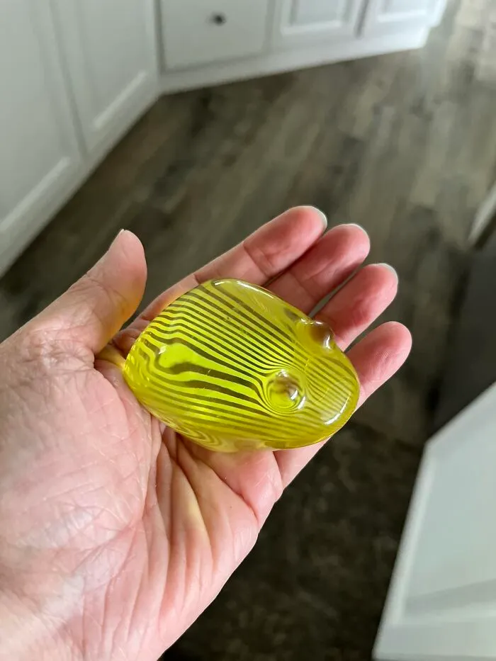 Helped My Fil Clean Out His Garage And Found A Bunch Of These Acrylic Animals From The 70s. This Frog Was One Of My Favorite!