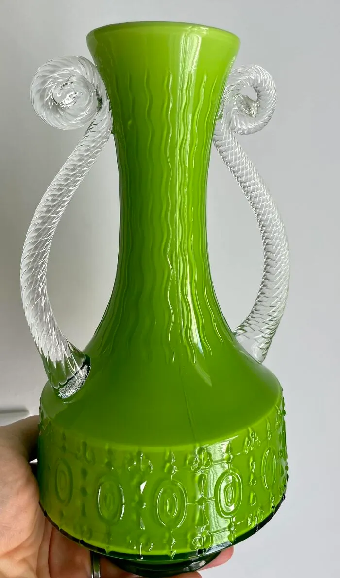I Bought This At The Flea Market In Athens, Greece 2 Weeks Ago. A Google Image Search Tells Me It’s Called Empoli Glass. I Was Drawn To It Because I Love Green