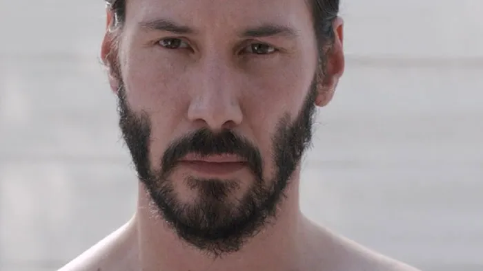 Keanu Reeves watching