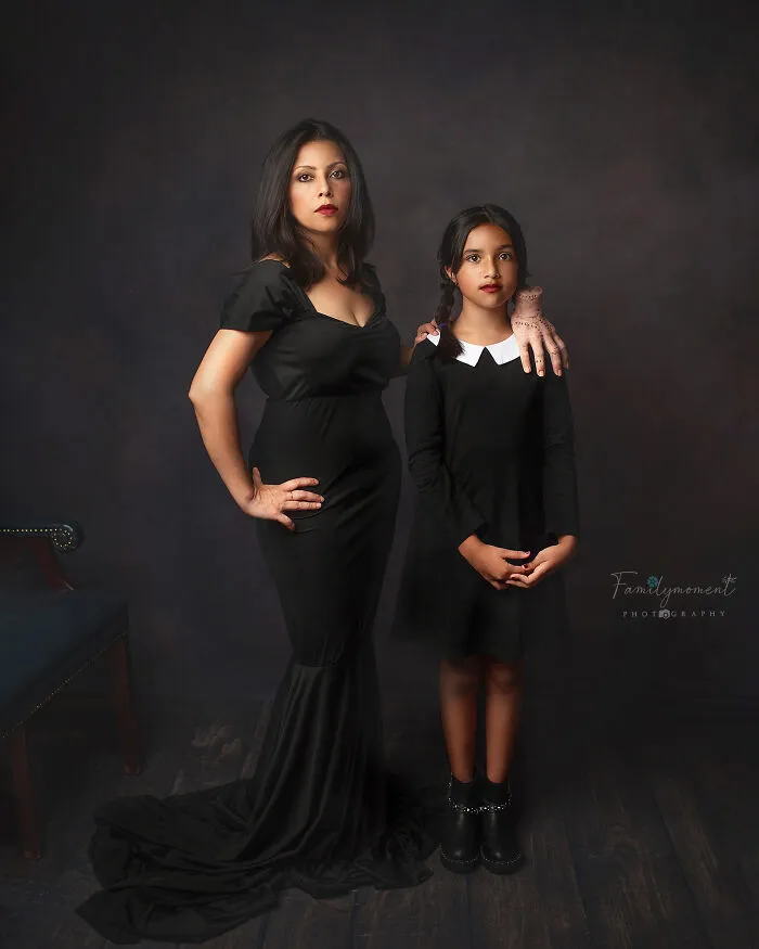 Channeling Our Inner Morticia & Wednesday