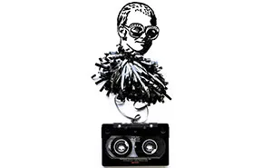 Amy Corson Is An Artist Creating Unique Portraits With Old Cassette Tapes