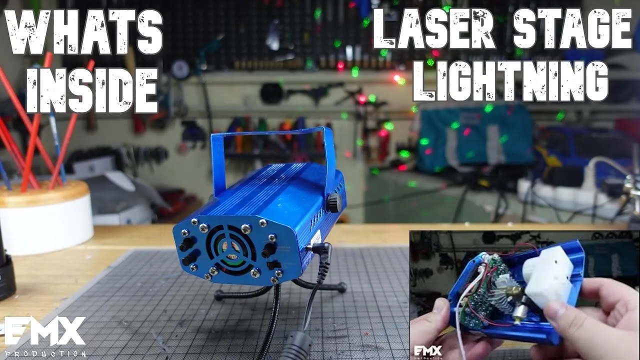 Inside An Laser Stage Lightning