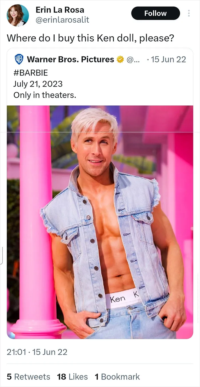22 Best Twitter Reactions About How Ryan Gosling Was Built To Play Barbie’s Ken