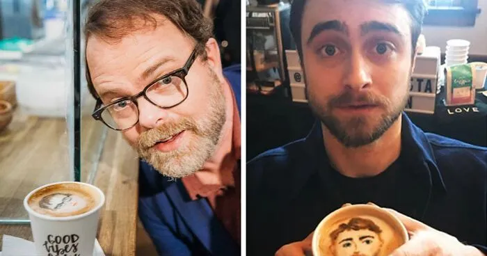 This Barista Brews Celebrity Portraits In Lattes That Are Almost Too Beautiful To Drink (39 Pics)