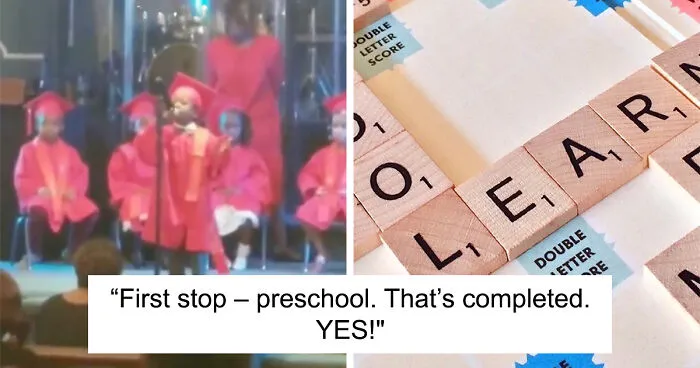 Unforgettable Pre-School Graduation Speech Sends The Crowd Into An Uproar