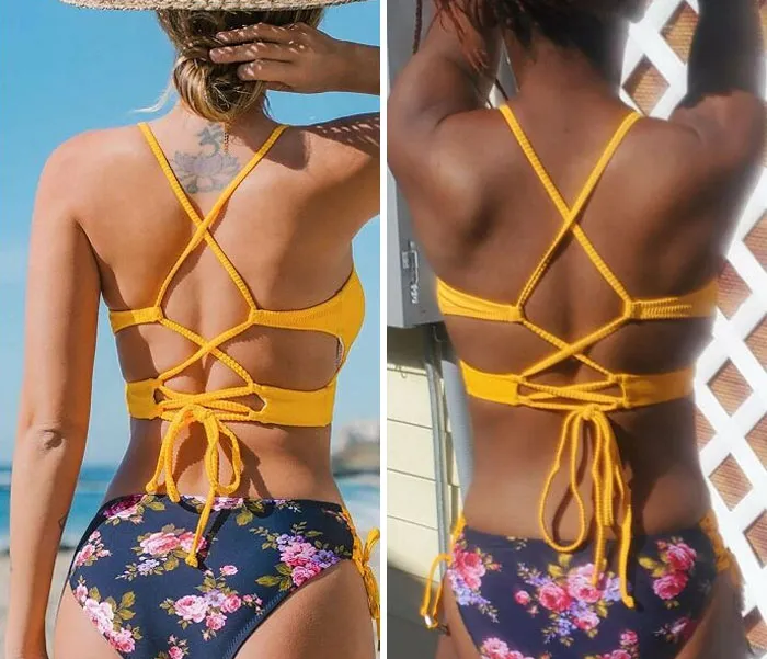 This Is My First Time Buying A 2-Piece In 35 Years And I Did Not Expect To Look Better Than Adobe Photoshop