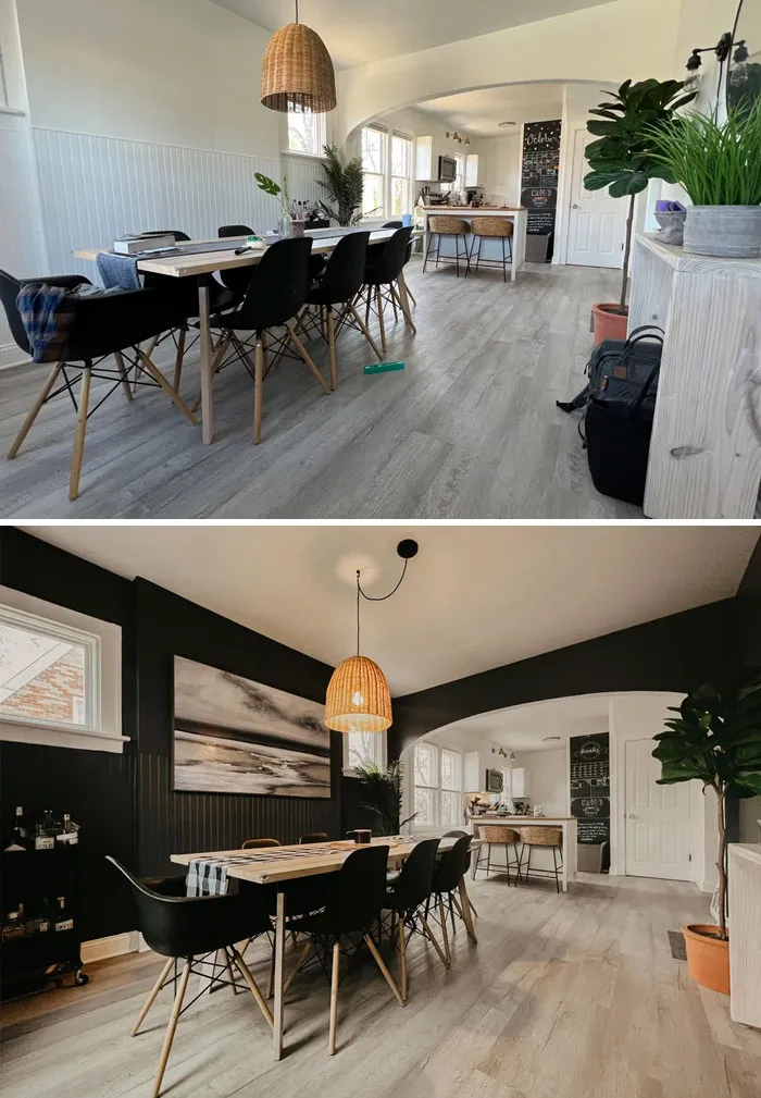 Just Want To Thank This Sub For Helping Me Find Some Direction For My Now Dark And Moody Dining Room!