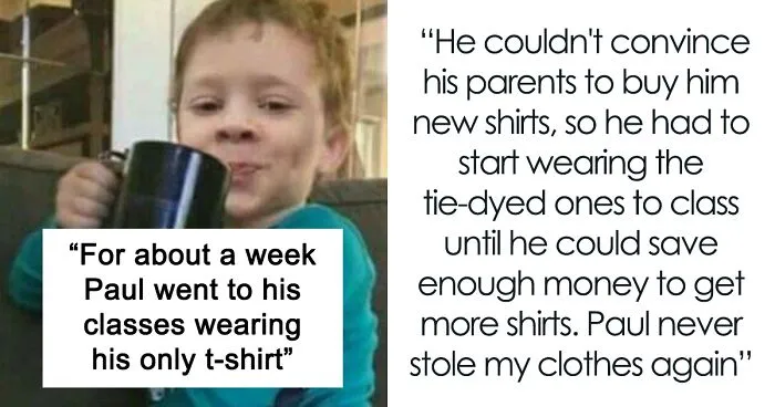Guy Dyed Roommate's Expensive White Shirts With Vivid Colors To Teach Him A Lesson About “Borrowing”