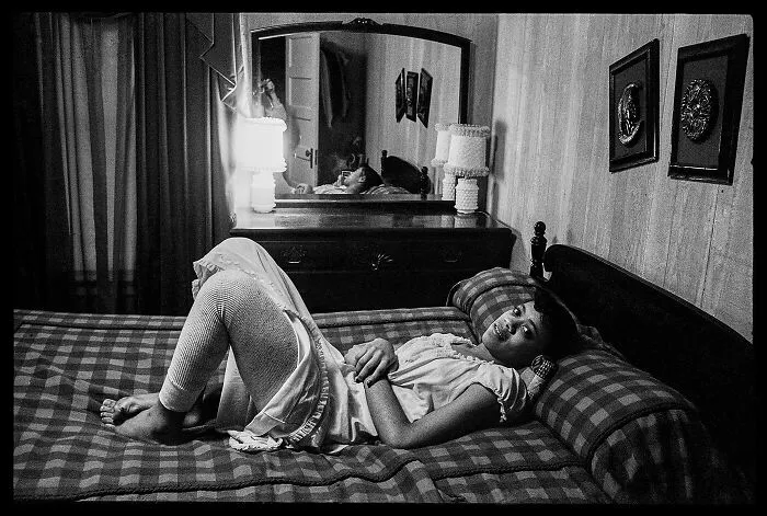 Cheryl On Bed