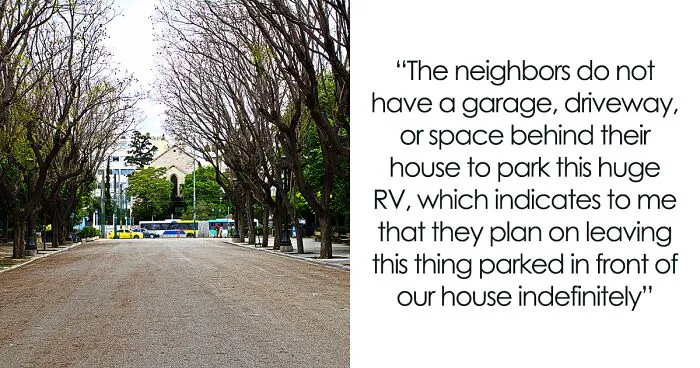 Woman Is Out Of Options After Huge RV Keeps Standing Parked In Front Of Her Home