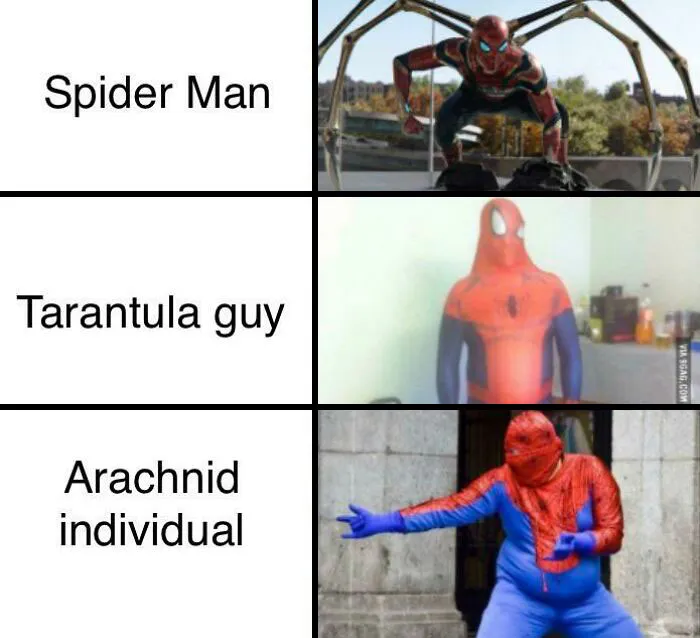 Spider Suit Levels