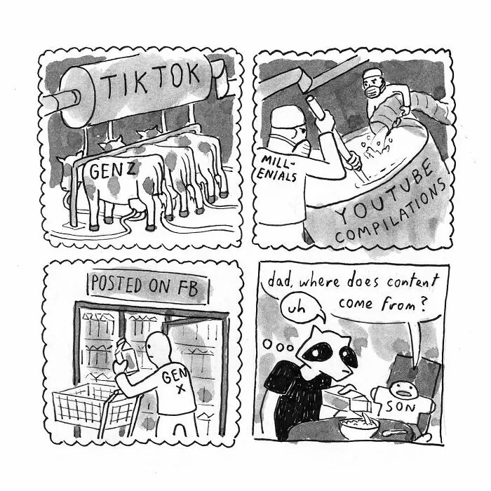 This Millennial Artist Creates Ironic Comics Referencing Modern Society (35 Pics)