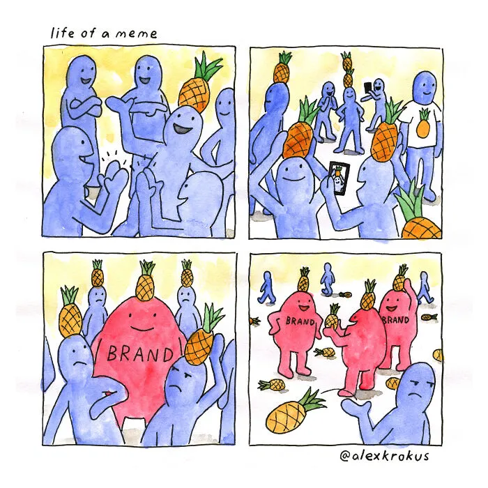 This Millennial Artist Creates Ironic Comics Referencing Modern Society (35 Pics)