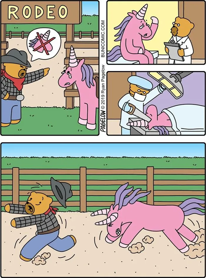 22 Cómics que son divertidos, tristes y retorcidos, todo a la vez, creados por Buni